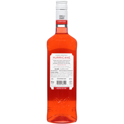 Bacardi Hurricane Classic Cocktails 25 - 750ML