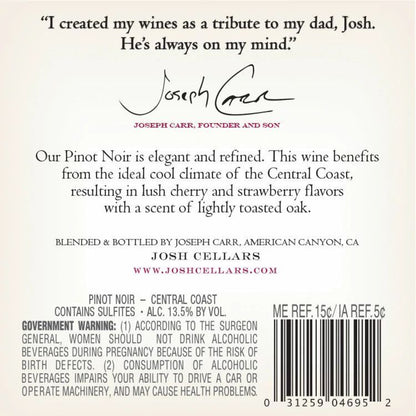 Josh Cellars Pinot Noir California - 750ML