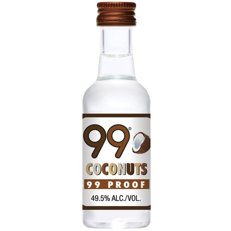 99 Brand Coconut Schnapps 99 - 50ML - Front