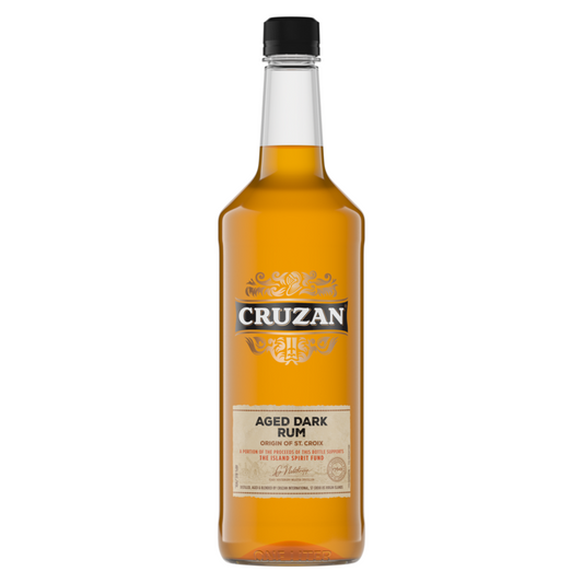 Cruzan Dark Rum Aged 80 - 1.0L - Front