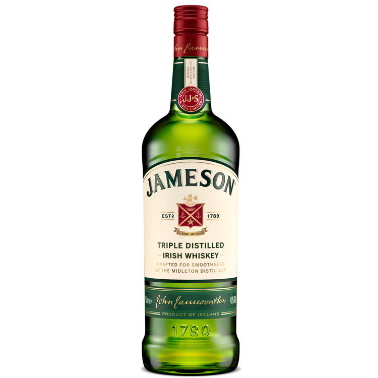 Jameson Blended Irish Whiskey 80 - 1.0L - Front