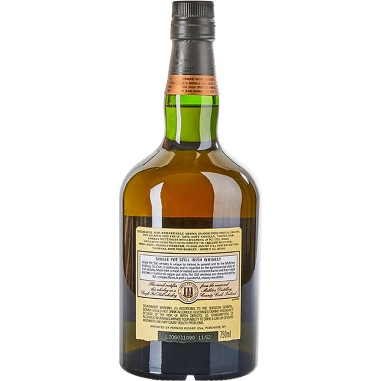 Redbreast Single Pot Still Irish Whiskey 21 Yr 92 - 750ML - Back