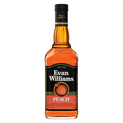 Evan Williams Peach Whiskey Liqueur 65 - 750ML - Front
