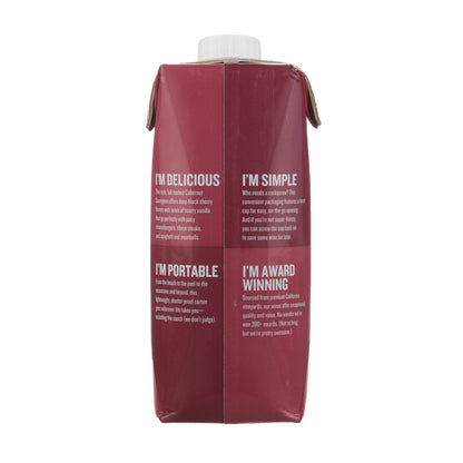 Wine Cube Cabernet Sauvignon California - 500ML - Back
