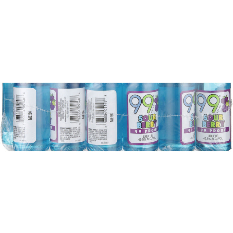 99 Brand Sour Berry Liqueur 99 - 50ML - Front Label