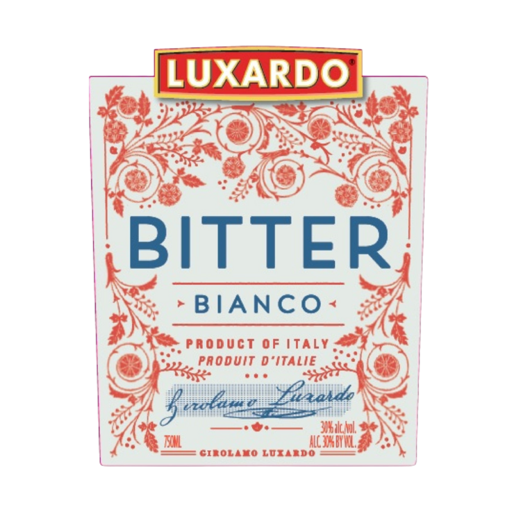 Luxardo Aperitif Bitter Bianco 60 - 750ML - Front Label