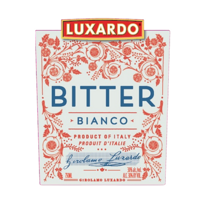 Luxardo Aperitif Bitter Bianco 60 - 750ML - Front Label