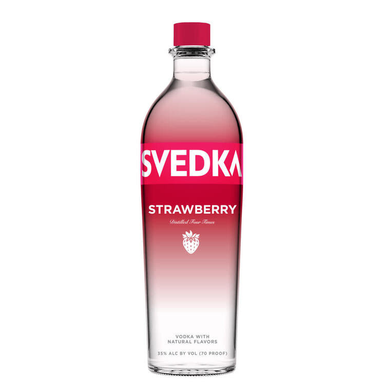 Svedka Strawberry Flavored Vodka 70 - 1.0L - Front
