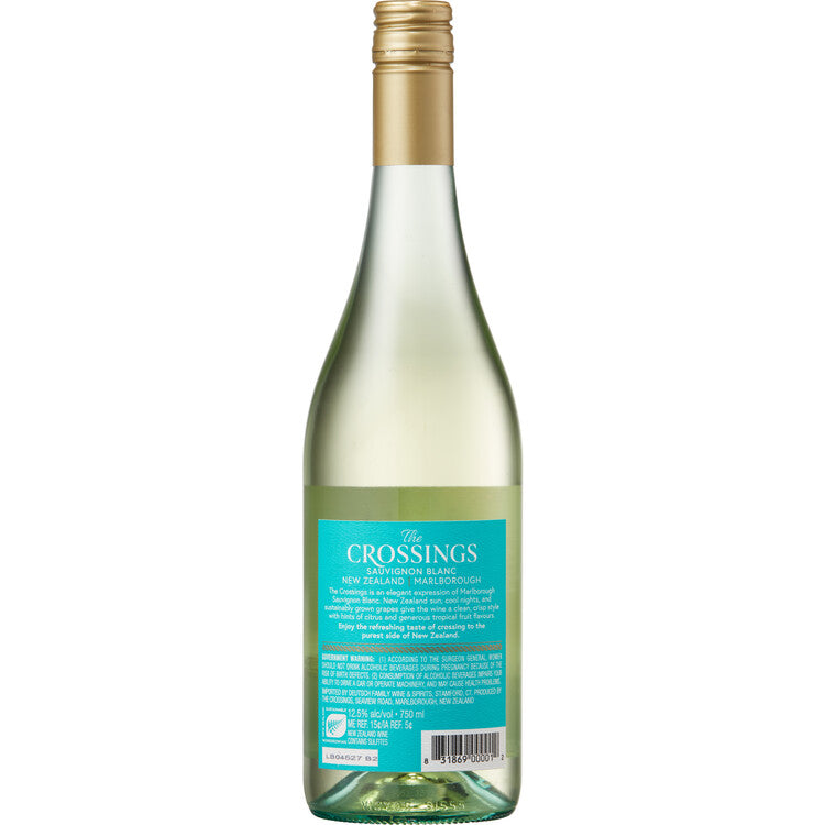 The Crossings Sauvignon Blanc Marlborough - 750ML - Back