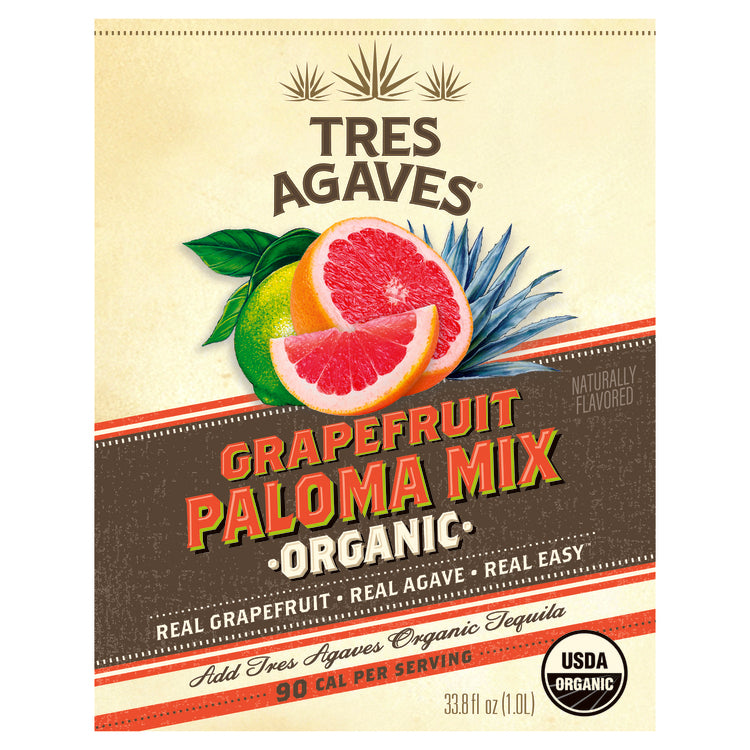 Tres Agaves Paloma Mix - 1.0L - Front Label