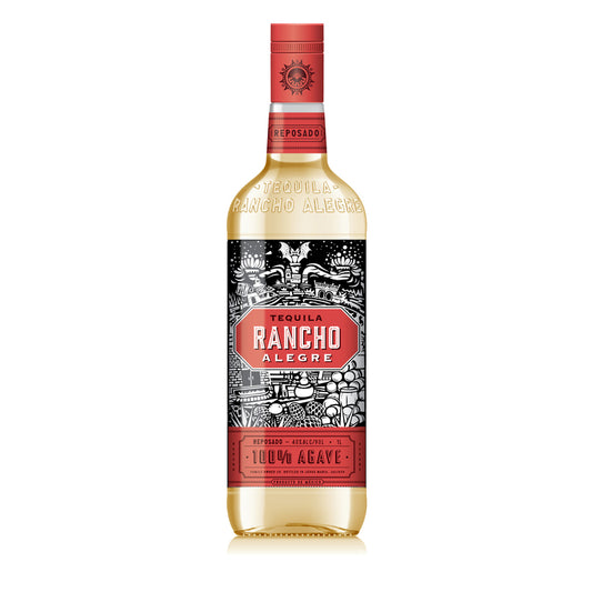 Rancho Alegre Tequila Reposado 80 - 1.0L - Front
