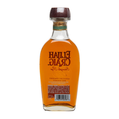 Elijah Craig Straight Rye Whiskey 94 - 375ML - Back
