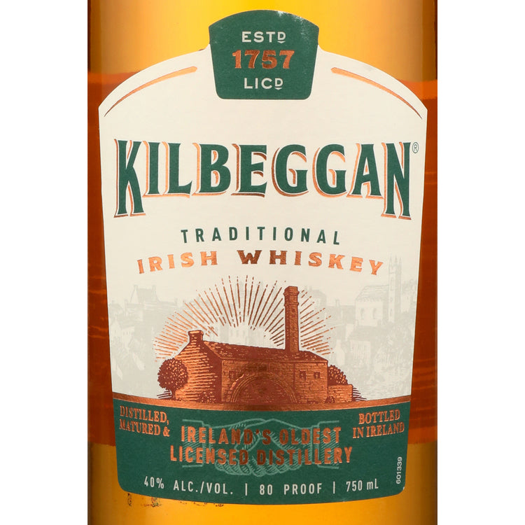 Kilbeggan Blended Irish Whiskey 80 - 750ML