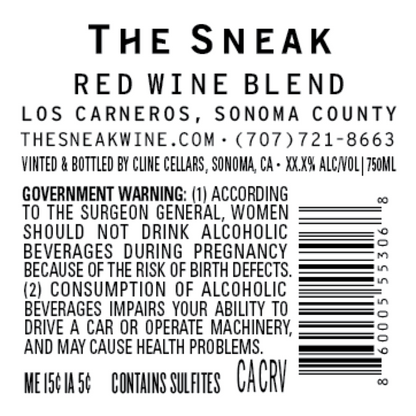 Cline The Sneak Red Blend Carneros 2023 - 750ML