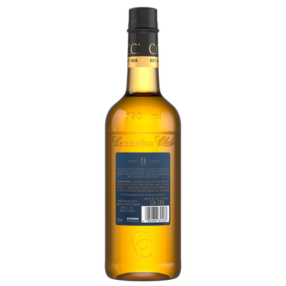 Canadian Club Canadian Whisky Reserve 9 Yr 80 - 750ML - Back