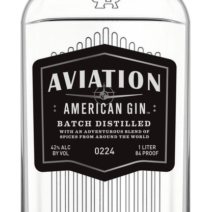 Aviation American Gin Batch Distilled 84 - 1.0L - Front Label