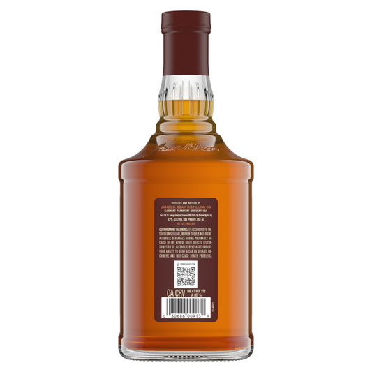 Jim Beam Straight Bourbon Winter Reserve 6 Yr 86 - 750ML - Back