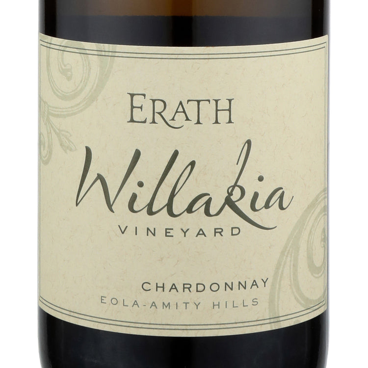 Erath Chardonnay Willakia Vineyard Eola Amity Hills 2017 - 750ML - Front Label