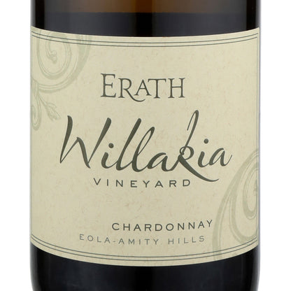 Erath Chardonnay Willakia Vineyard Eola Amity Hills 2017 - 750ML - Front Label
