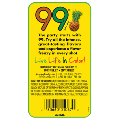 99 Brand Pineapple Schnapps 99 - 375ML
