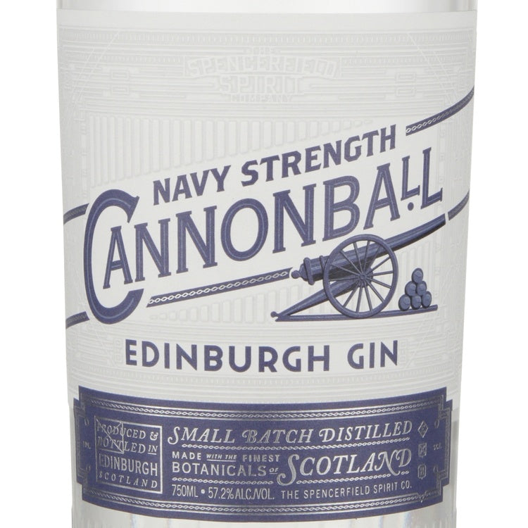 Edinburgh Dry Gin Cannonball Navy Strength 114.4 - 750ML