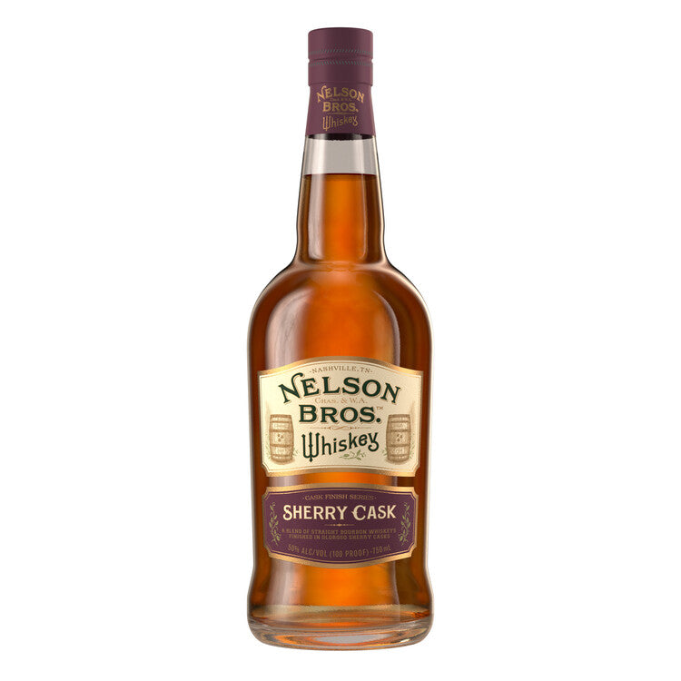 Nelson Bros Blended American Bourbon Whiskey Sherry Cask 100 - 750ML - Front Label