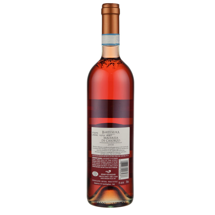 Bartenura Malvasia Di Casorzo - 750ML - Back