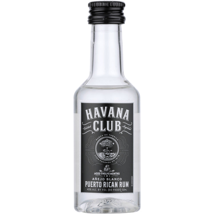 Havana Club Light Rum Anejo Blanco 80 - 50ML - Front