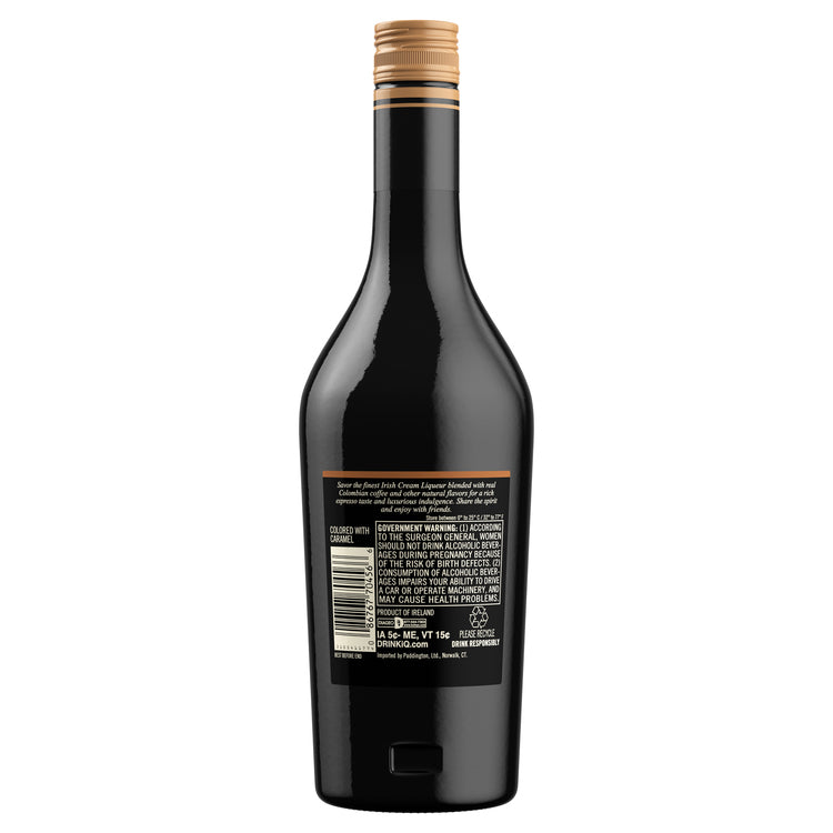 Baileys Cream Liqueur Espresso 34 - 750ML - Back