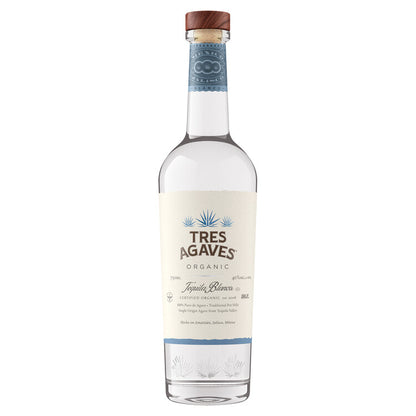Tres Agaves Tequila Blanco 80 - 1.0L - Front