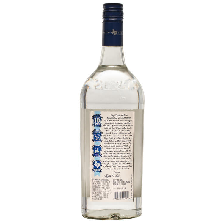 Deep Eddy Vodka 80 - 1.0L - Back