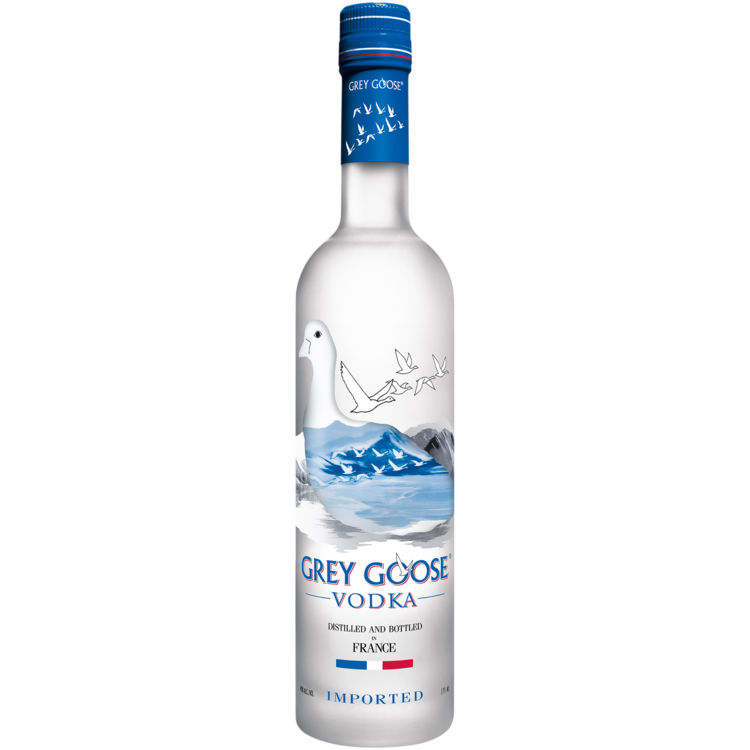 Grey Goose Vodka 80 - 375ML - Front