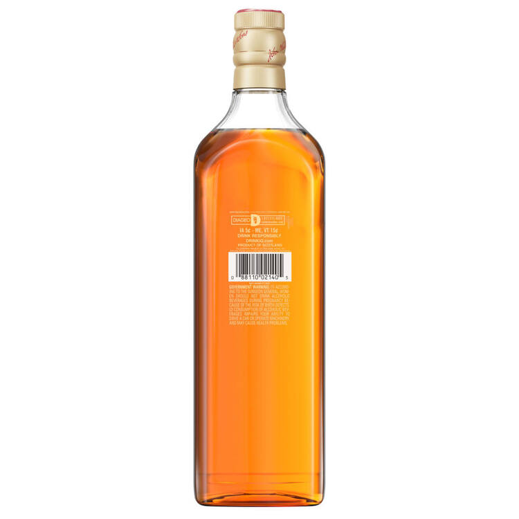 Johnnie Walker Blended Scotch Red Label 80 - 1.0L - Back