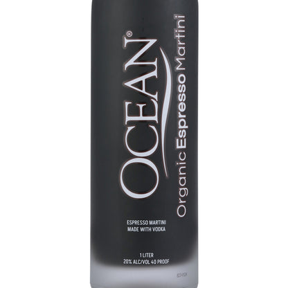 Ocean Espresso Martini Flavored Vodka 40 - 1.0L - Front Label