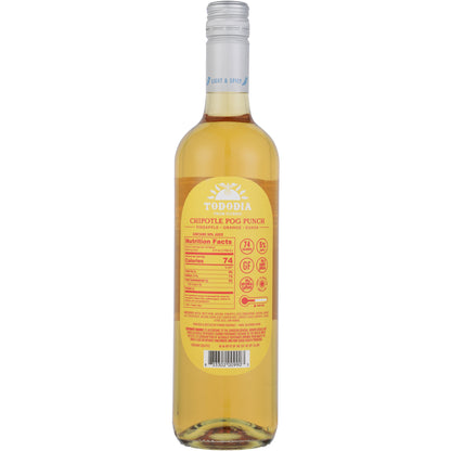 Tododia Chipotle Pog Punch Wine Based Cocktail - 750ML - Back