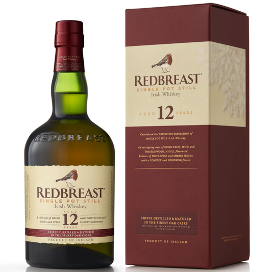 Redbreast Single Pot Still Irish Whiskey 12 Yr 80 - 750ML