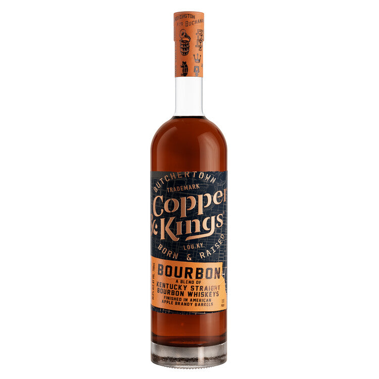 Copper & Kings Straight Bourbon Whiskey Finished In American Apple Bra - 750ML - Front Label