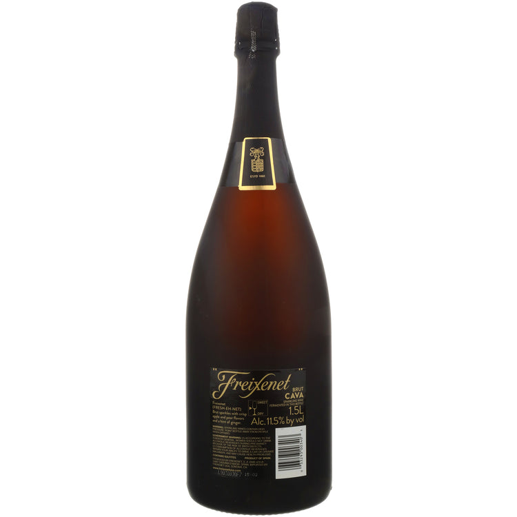 Freixenet Cava Brut Cordon Negro - 1.5L - Back