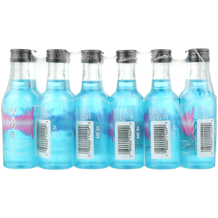 Wave Blue Raspberry Flavored Vodka 60 - 50ML - Back