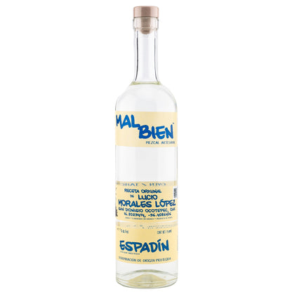 Mal Bien Mezcal Artesanal Espadin Lucio Morales Lopez 91 - 750ML