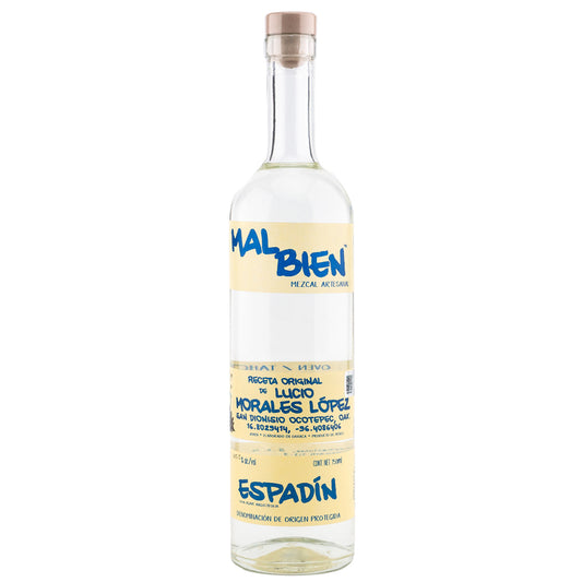 Mal Bien Mezcal Artesanal Espadin Lucio Morales Lopez 91 - 750ML