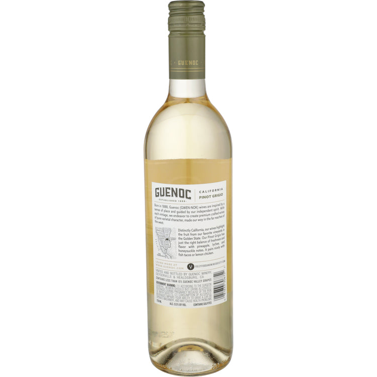 Guenoc Pinot Grigio California - 750ML - Back