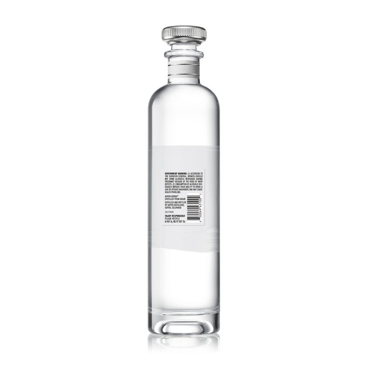Aspen Vodka 80 - 750ML - Back