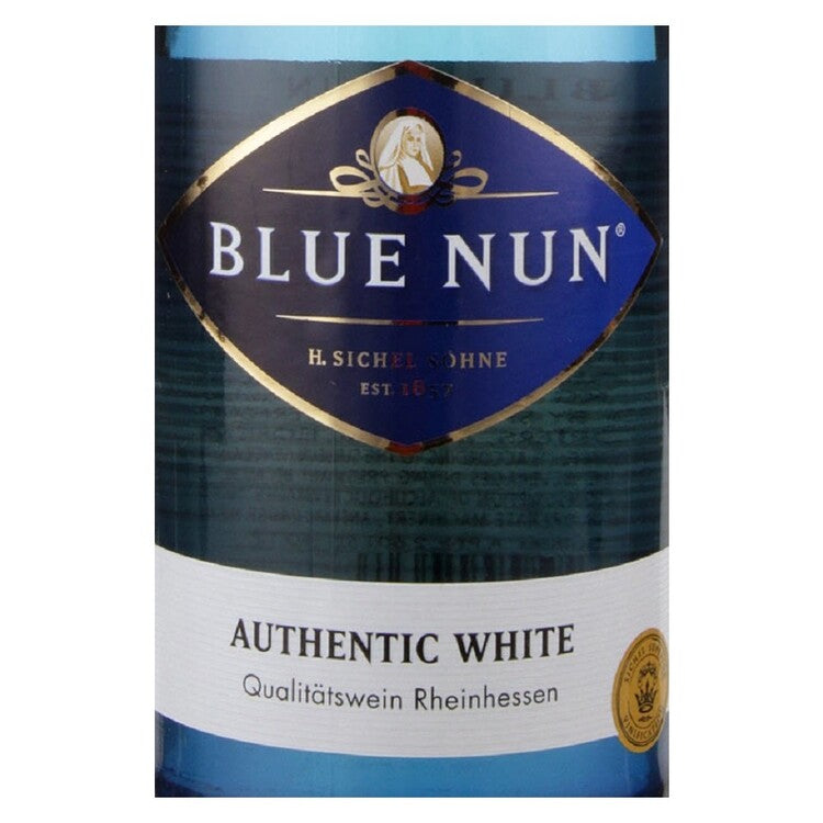 Blue Nun Muller Thurgau Authentic White Rheinhessen - 750ML - Front Label