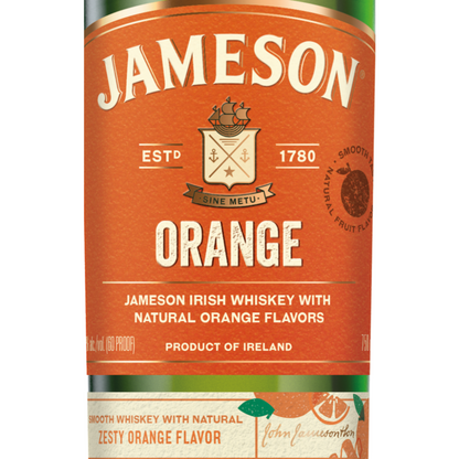 Jameson Orange Flavored Whiskey 60 - 750ML - Front Label