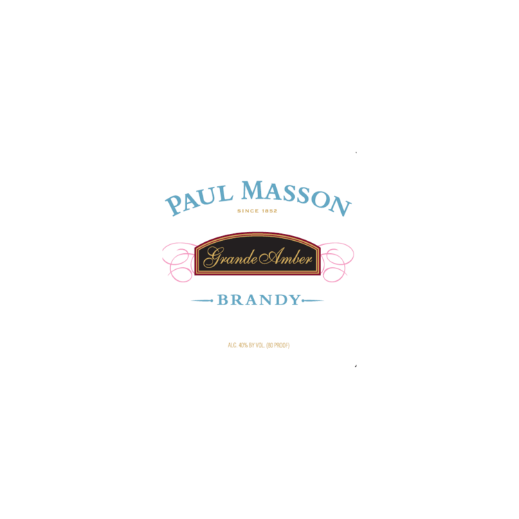 Paul Masson Brandy Grande Amber Vs 80 - 100ML - Front Label