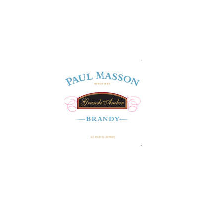 Paul Masson Brandy Grande Amber Vs 80 - 100ML - Front Label