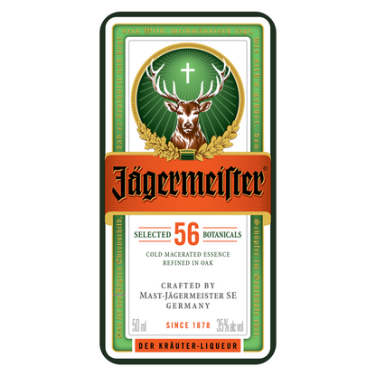 Jagermeister Herbal Liqueur 70 - 50ML - Front Label