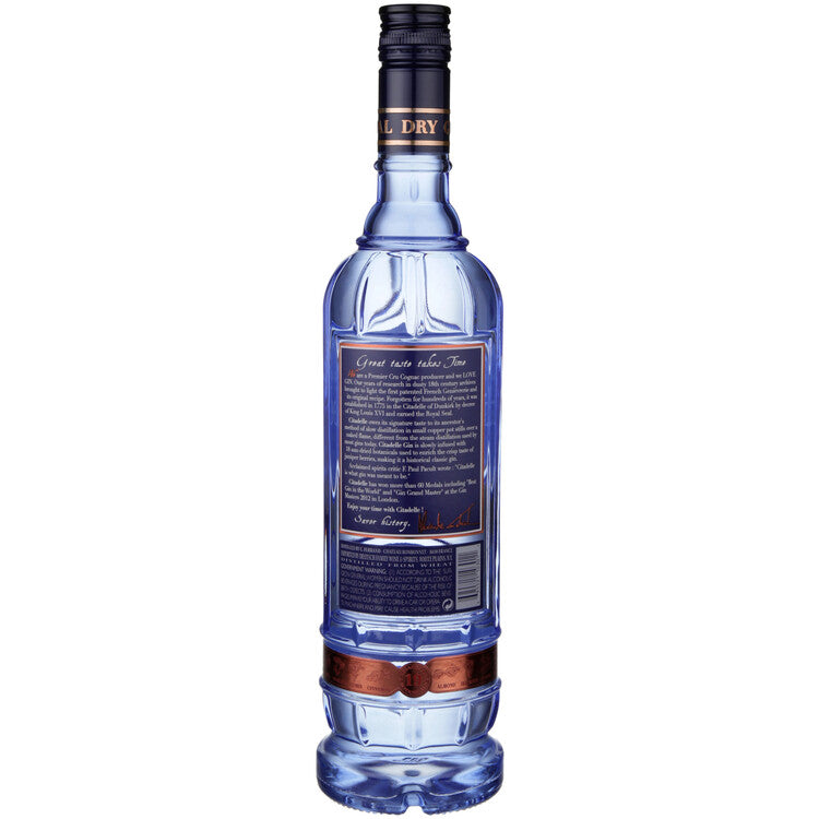 Citadelle Dry Gin Original 88 - 750ML - Back