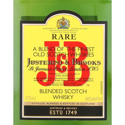 J&B Blended Scotch Rare 80 - 375ML - Front Label